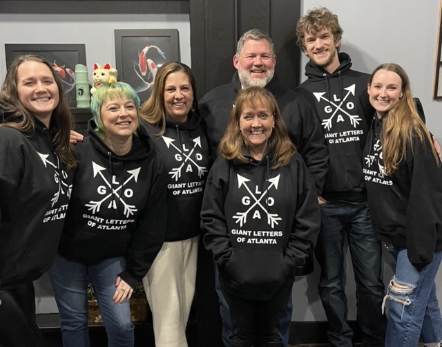 The Giant Letters of Atlanta Team